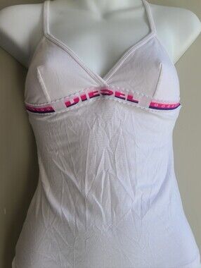 ​🎀 VTG Diesel Pink Logo Cami Top Authentic Y2K Size S